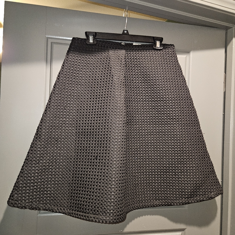 Black A-line Skirt